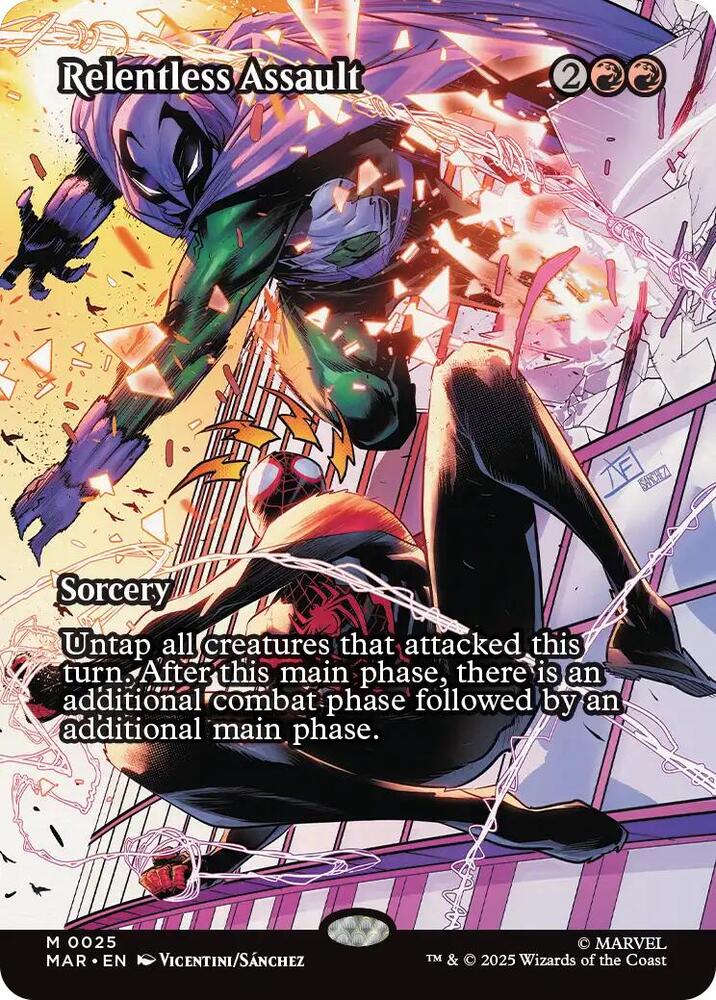 Relentless Assault Borderless 25 (Marvel Eternal-Legal)  | Good Games Adelaide SA