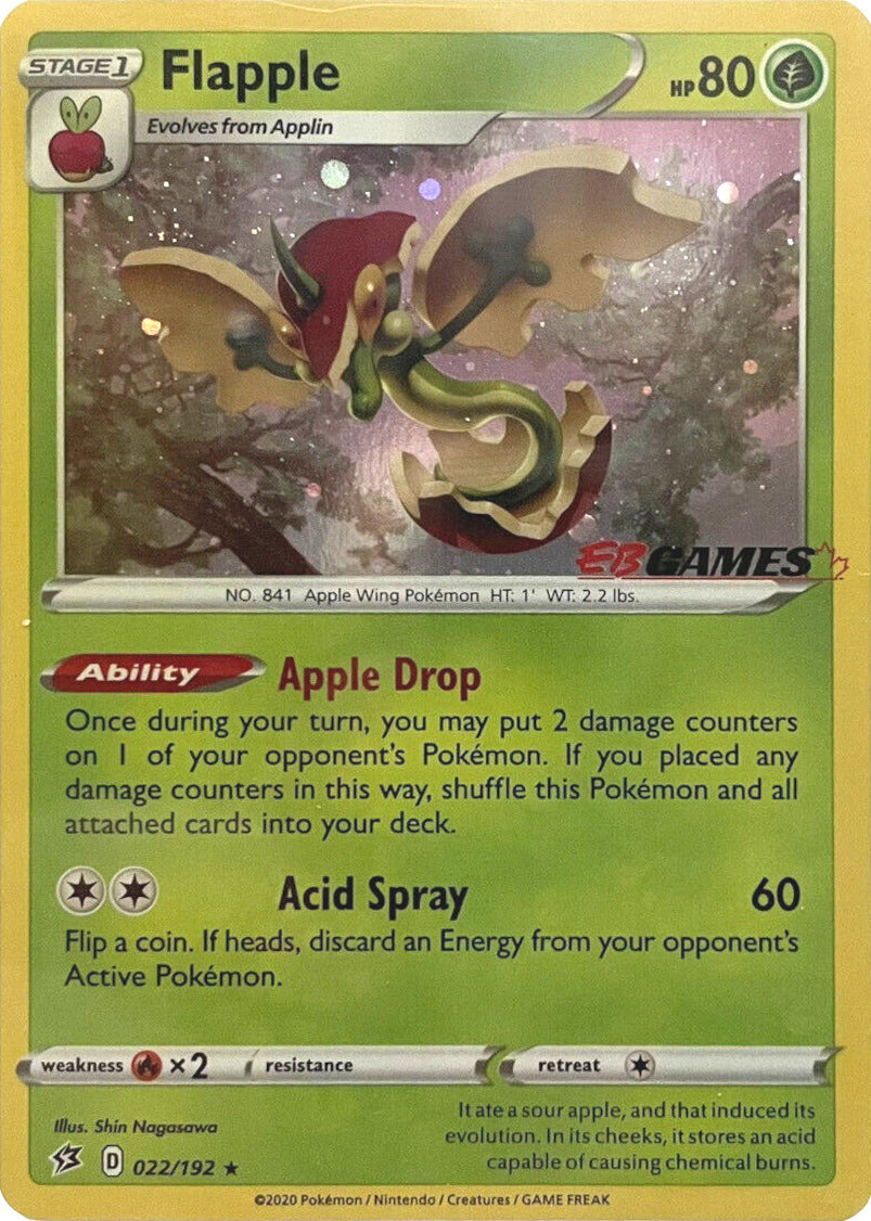Flapple (022/192) (EB Games Exclusive) [Sword & Shield: Rebel Clash] | Good Games Adelaide SA