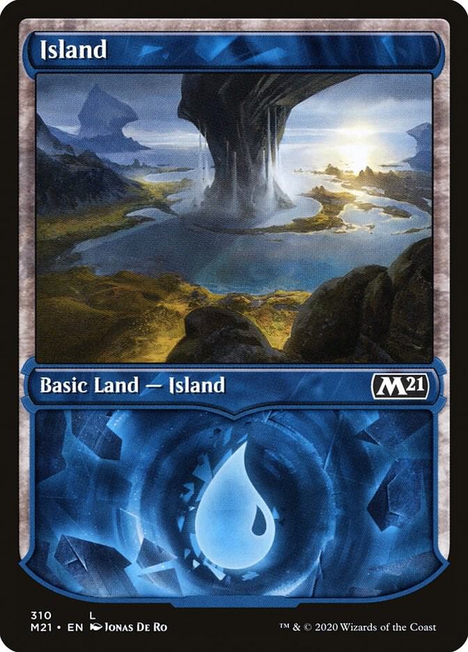 Island 310 (Core Set 2021)  - Foil | Good Games Adelaide SA
