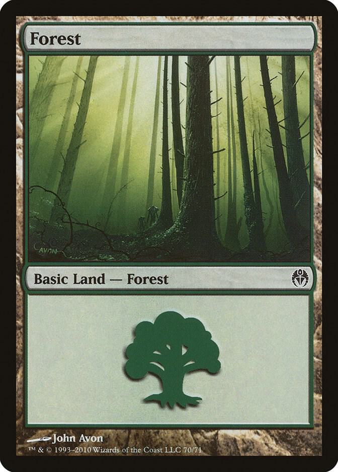 Forest 70 (Duel Decks: Phyrexia vs. the Coalition)  | Good Games Adelaide SA