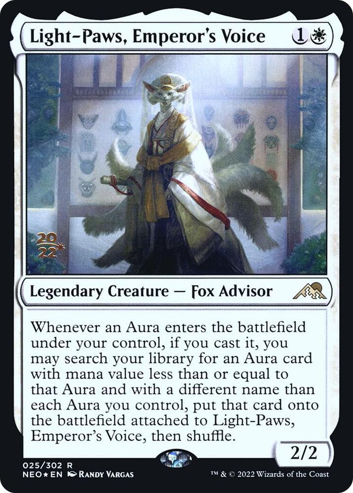 Light Paws Emperors Voice 25 (Prerelease Cards)  - Foil | Good Games Adelaide SA