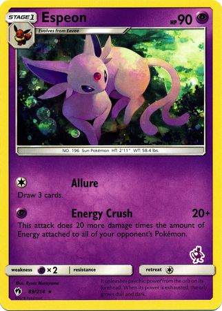 Espeon (89/214) (Mewtwo Deck) [Battle Academy 2020] | Good Games Adelaide SA
