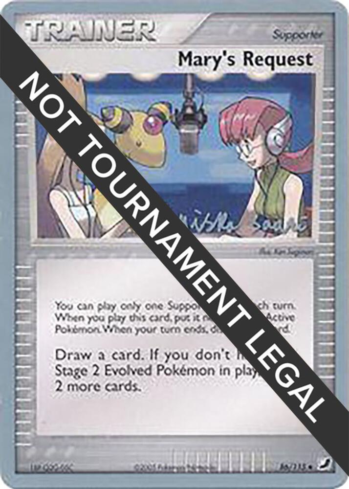 Marys Request 2006 Miska Saari 86/115 (World Championship Decks)  | Good Games Adelaide SA