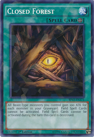 Closed Forest [BP03-EN171] Shatterfoil Rare | Good Games Adelaide SA