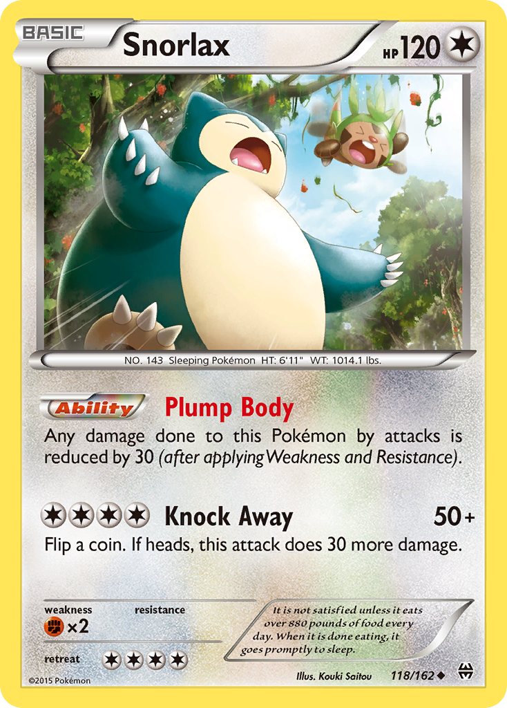 Snorlax (118/162) [XY: BREAKthrough] | Good Games Adelaide SA