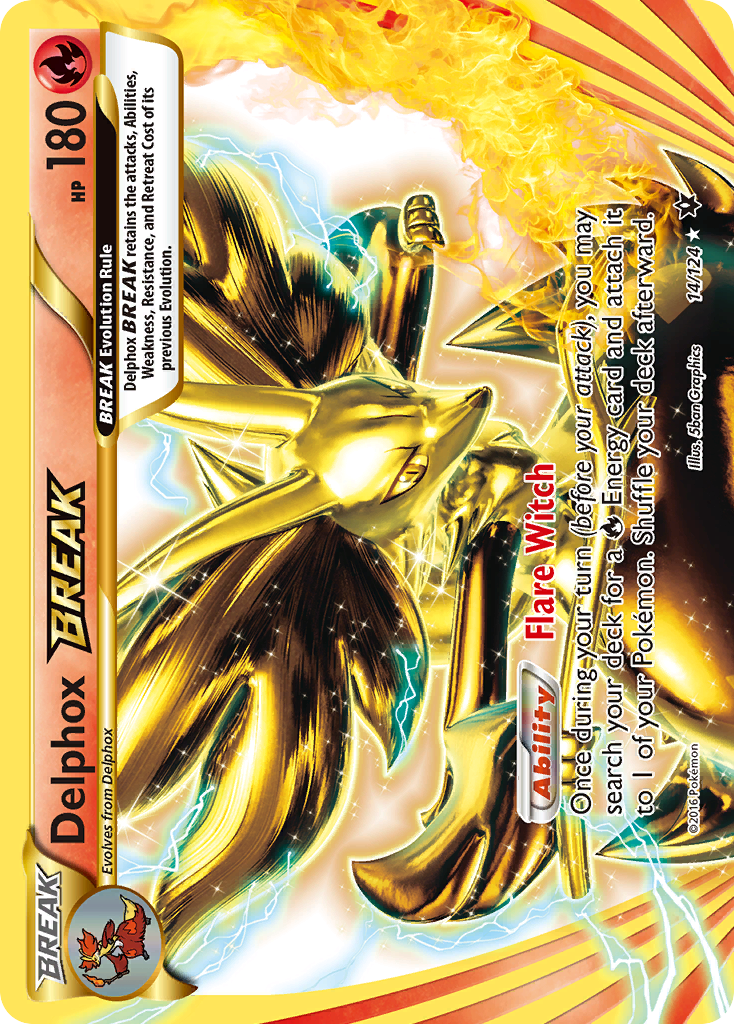 Delphox BREAK (14/124) [XY: Fates Collide] | Good Games Adelaide SA
