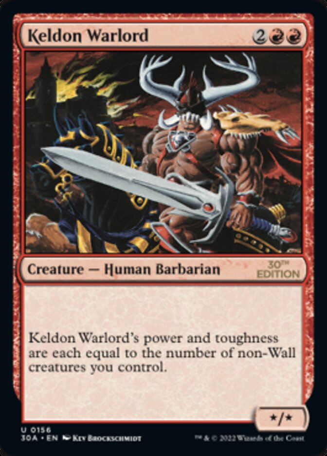 Keldon Warlord [30th Anniversary Edition] | Good Games Adelaide SA