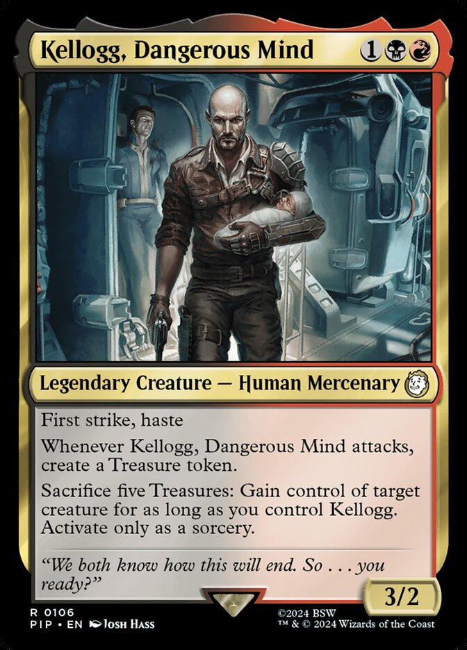 Kellogg, Dangerous Mind 106 (Universes Beyond: Fallout)  | Good Games Adelaide SA