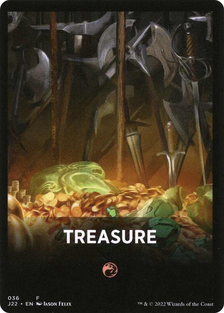 Treasure Theme Card [Jumpstart 2022 Front Cards] | Good Games Adelaide SA