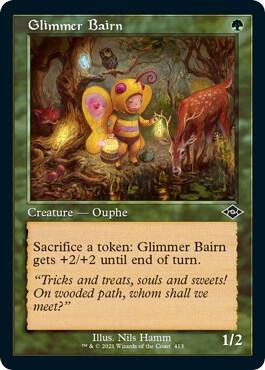 Glimmer Bairn Retro Frame Foil Etched 413 (Modern Horizons 2)  - Foil | Good Games Adelaide SA