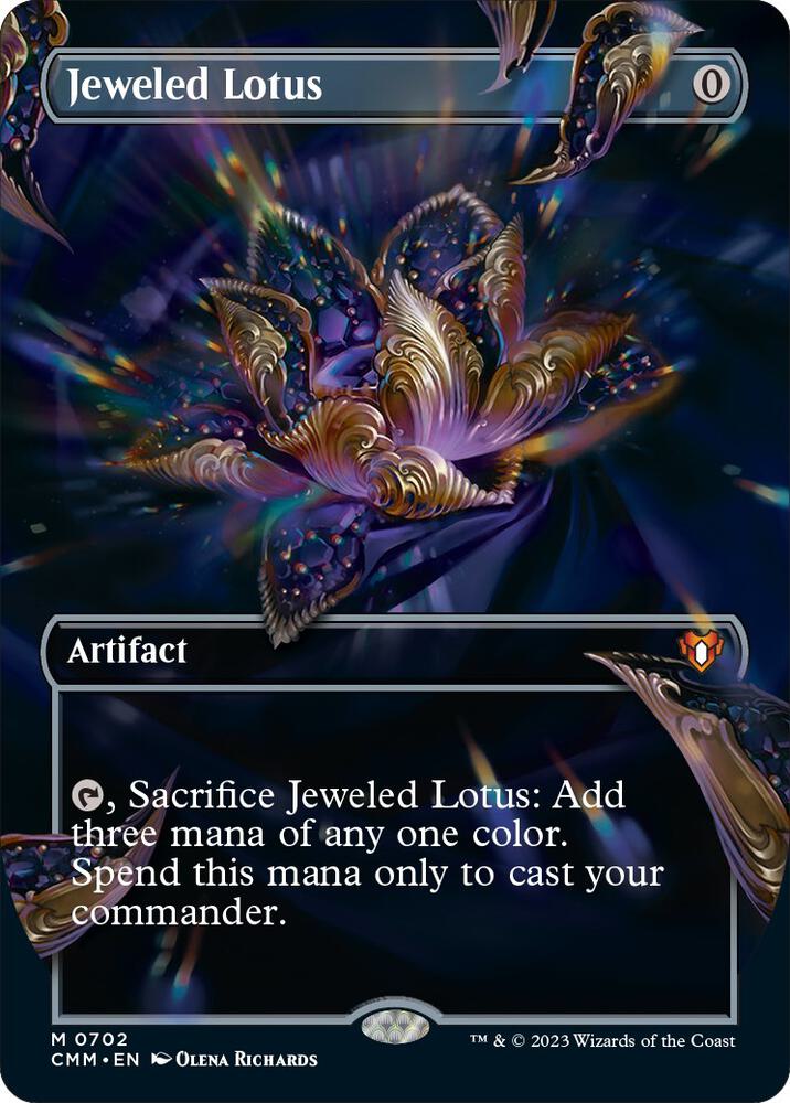 Jeweled Lotus 702 (Commander Masters)  - Borderless | Good Games Adelaide SA