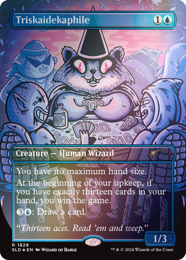 Triskaidekaphile Rainbow Foil 1829 (Secret Lair Drop Series)  - Foil | Good Games Adelaide SA