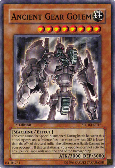 Ancient Gear Golem [SD10-EN012] Common | Good Games Adelaide SA