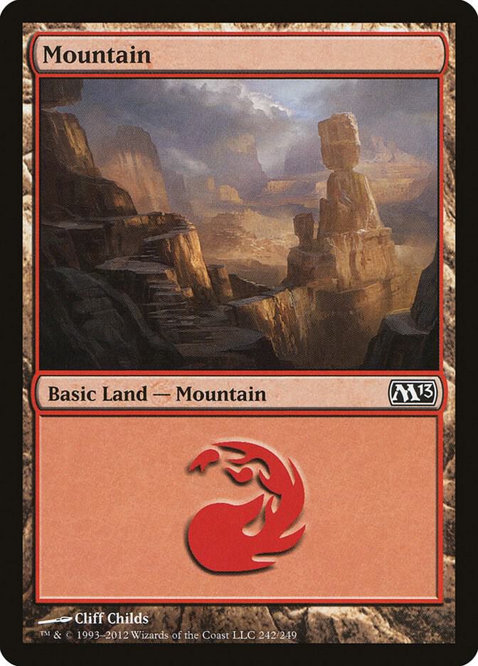Mountain 242 242 (Magic 2013 (M13))  - Foil | Good Games Adelaide SA
