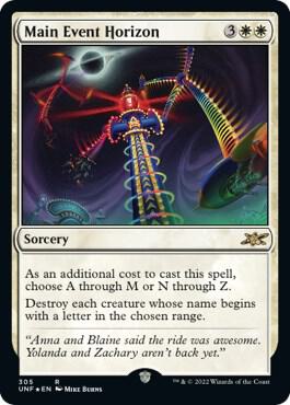 Main Event Horizon Galaxy Foil 305 (Unfinity)  - Foil | Good Games Adelaide SA