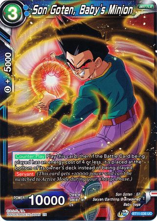 Son Goten, Baby's Minion [BT11-036] | Good Games Adelaide SA