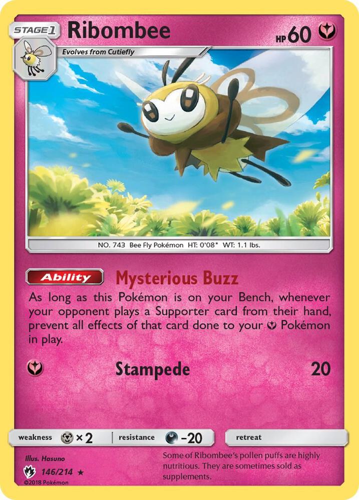 Ribombee 146/214 (SM - Lost Thunder)  | Good Games Adelaide SA