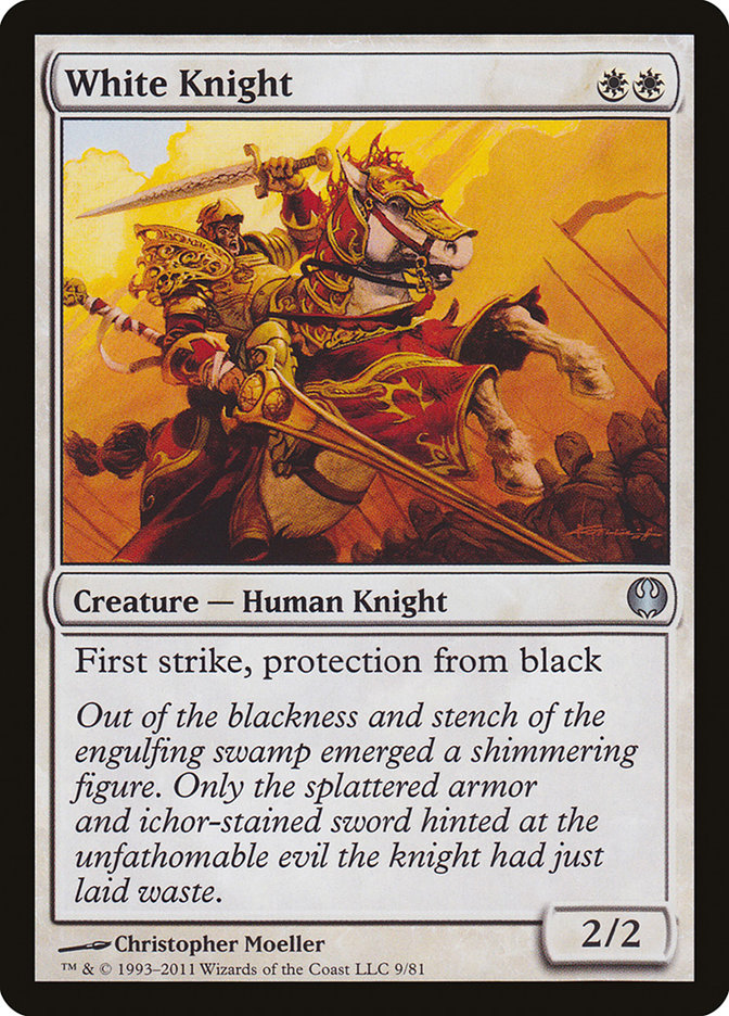 White Knight [Duel Decks: Knights vs. Dragons] | Good Games Adelaide SA