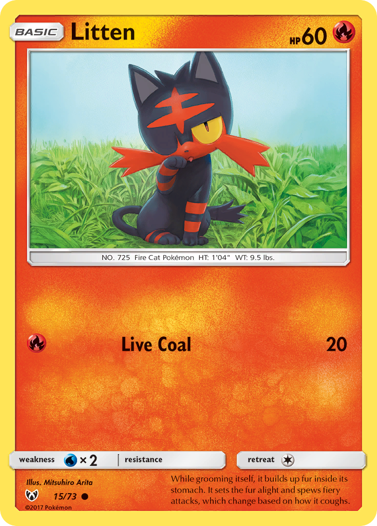 Litten (15/73) [Sun & Moon: Shining Legends] | Good Games Adelaide SA