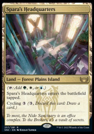 Spara's Headquarters (Promo Pack) [Streets of New Capenna Promos] | Good Games Adelaide SA