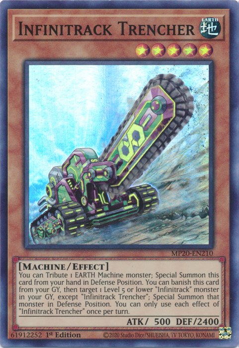 Infinitrack Trencher [MP20-EN210] Super Rare | Good Games Adelaide SA
