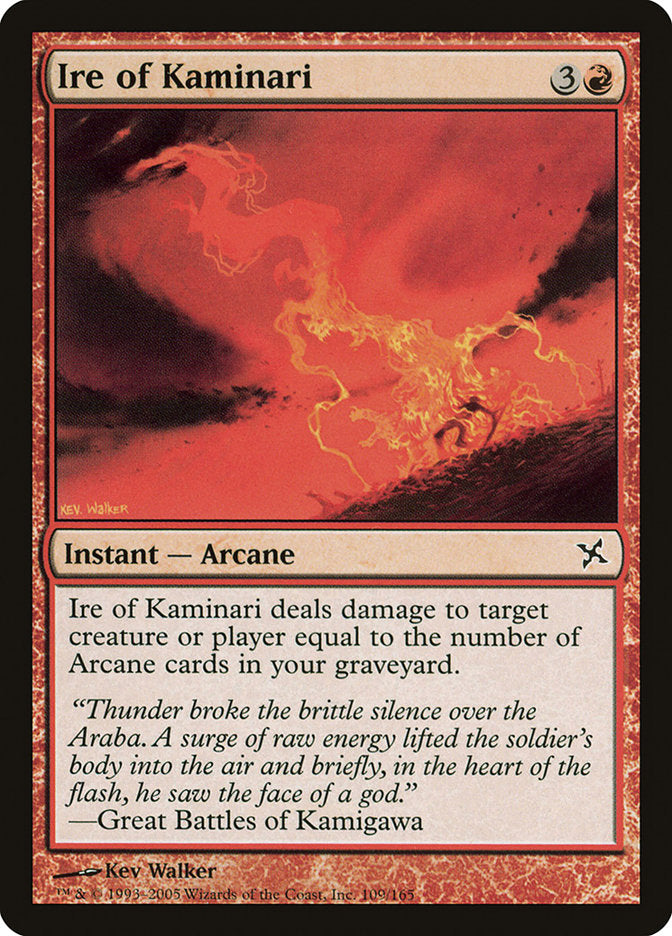 Ire of Kaminari 109 (Betrayers of Kamigawa)  - Foil | Good Games Adelaide SA