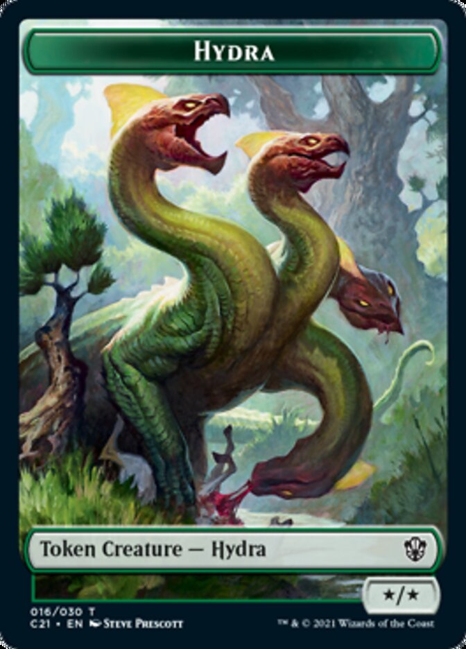 Hydra // Boar Token [Commander 2021 Tokens] | Good Games Adelaide SA