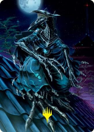 Jin Gitaxias Progress Tyrant Art Card Gold Stamped Signature 52 (Art Series: Kamigawa: Neon Dynasty)  | Good Games Adelaide SA