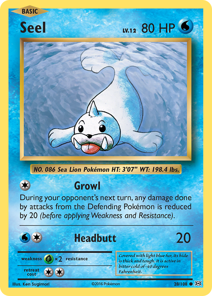 Seel (28/108) [XY: Evolutions] | Good Games Adelaide SA