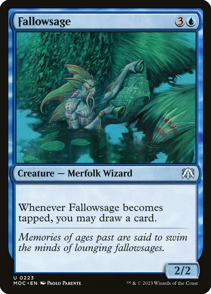 Fallowsage 223 (Commander: March of the Machine)  | Good Games Adelaide SA