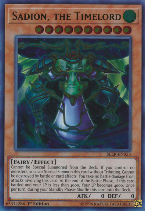 Sadion, the Timelord [BLLR-EN033] Ultra Rare | Good Games Adelaide SA