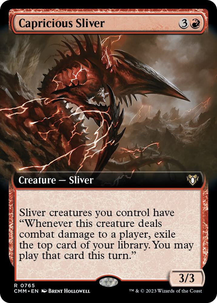 Capricious Sliver 765 (Commander Masters)  - Foil | Good Games Adelaide SA
