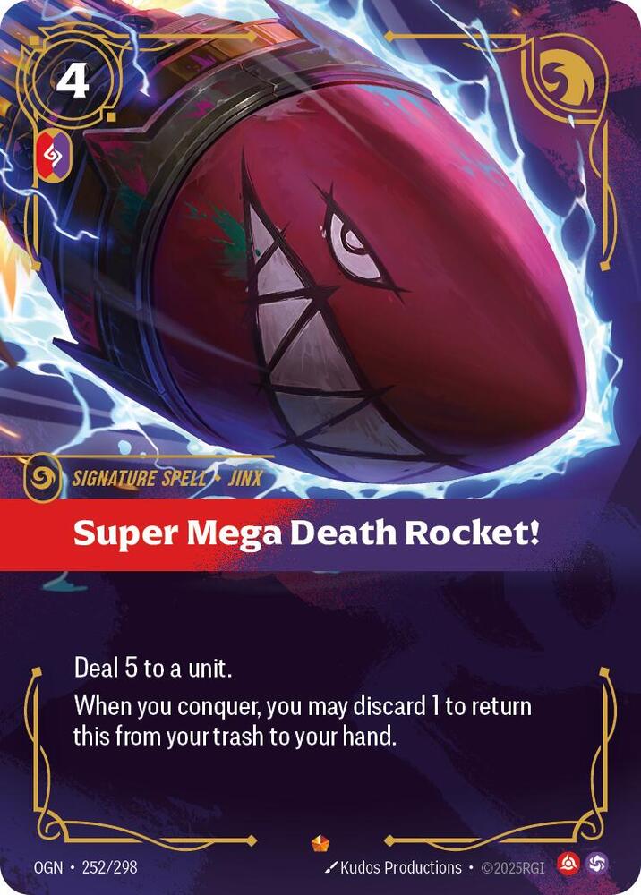 Super Mega Death Rocket! 252/298 (Origins)  - Foil | Good Games Adelaide SA