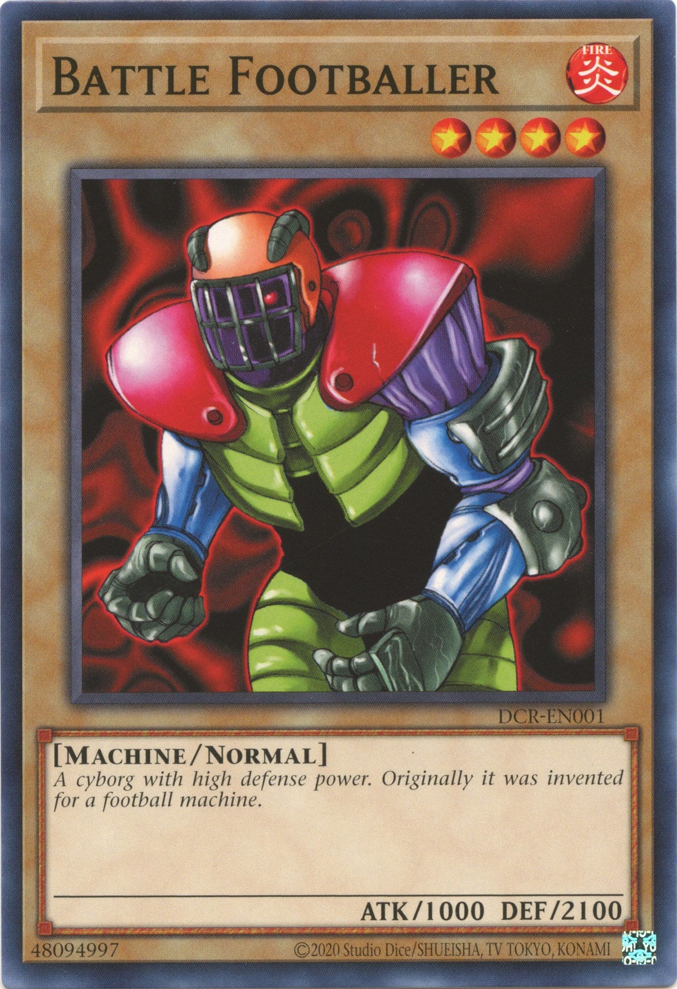 Battle Footballer (25th Anniversary) [DCR-EN001] Common | Good Games Adelaide SA