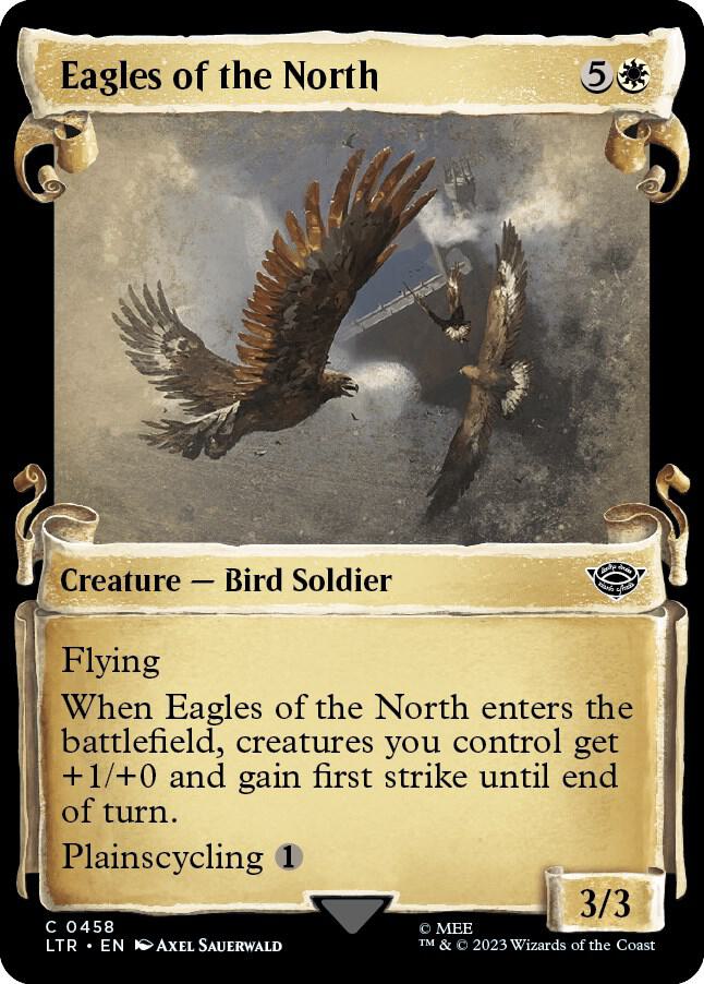 Eagles of the North Showcase Scrolls 458 (Universes Beyond: The Lord of the Rings: Tales of Middle-earth)  - Showcase Scroll | Good Games Adelaide SA