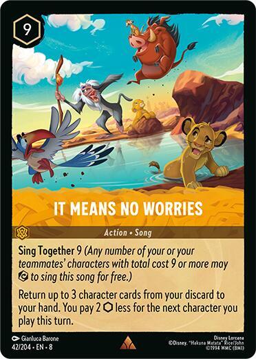 It Means No Worries 42/204 (Reign of Jafar)  | Good Games Adelaide SA
