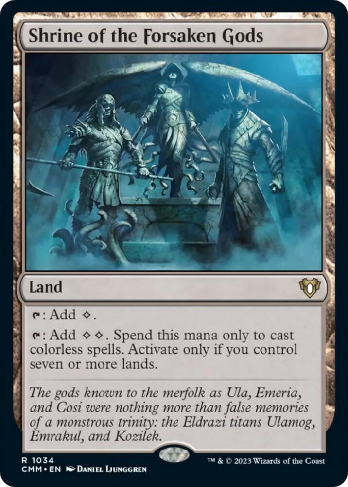 Shrine of the Forsaken Gods 1034 (Commander Masters)  | Good Games Adelaide SA