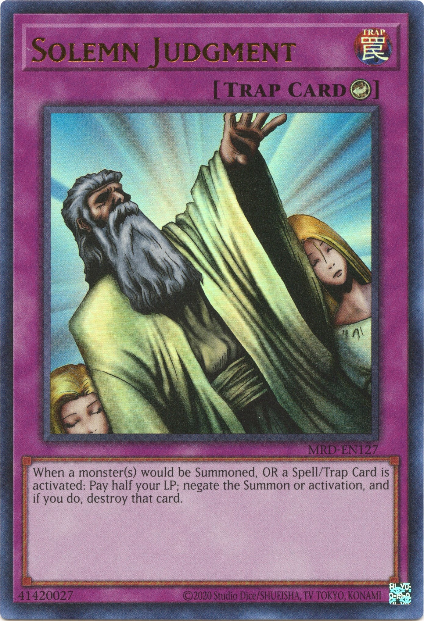 Solemn Judgment (25th Anniversary) [MRD-EN127] Ultra Rare | Good Games Adelaide SA