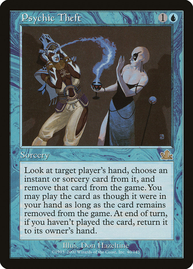 Psychic Theft 40 (Prophecy)  - Foil | Good Games Adelaide SA