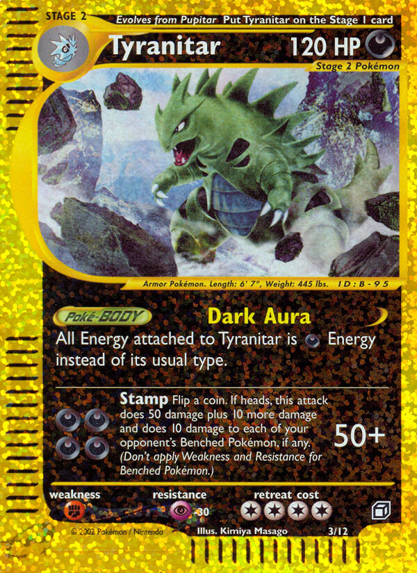 Tyranitar (3/12) [Box Topper] | Good Games Adelaide SA