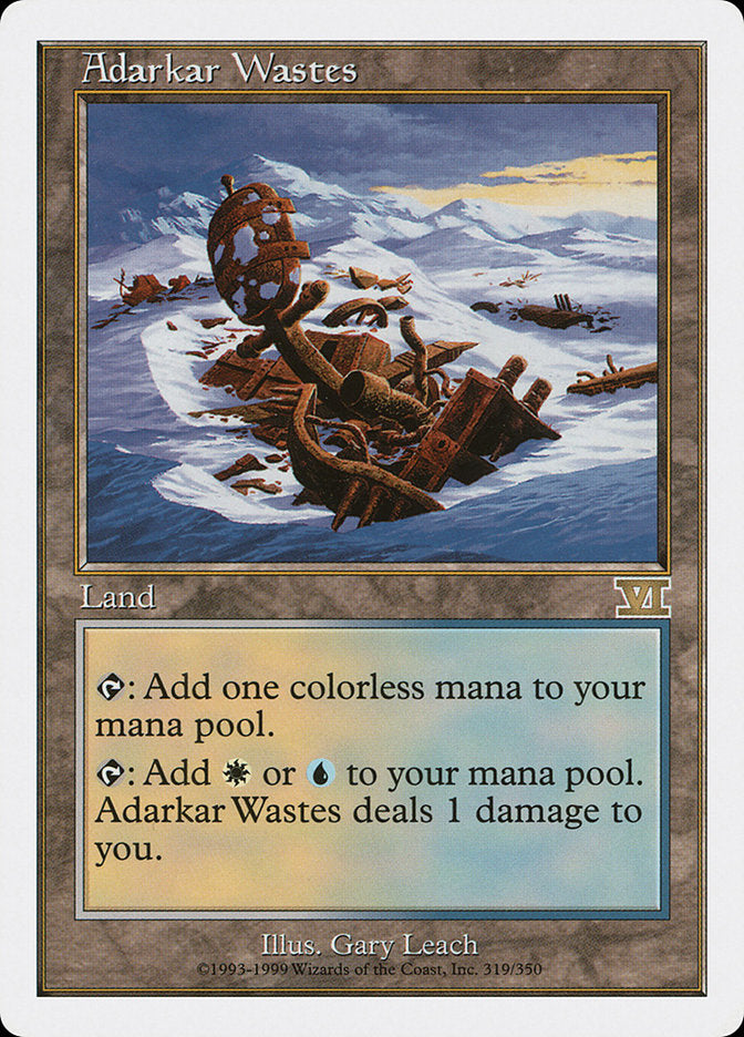 Adarkar Wastes [Classic Sixth Edition] | Good Games Adelaide SA