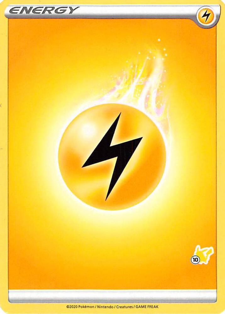 Lightning Energy 10 Pikachu Stamped  (Battle Academy 2022)  | Good Games Adelaide SA