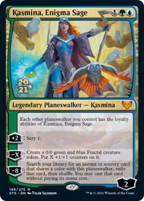 Kasmina Enigma Sage 196 (Prerelease Cards)  - Foil | Good Games Adelaide SA