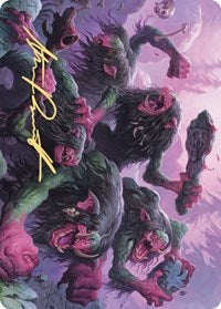 Hagi Mob Art Card (Gold-Stamped Signature) [Kaldheim: Art Series] | Good Games Adelaide SA