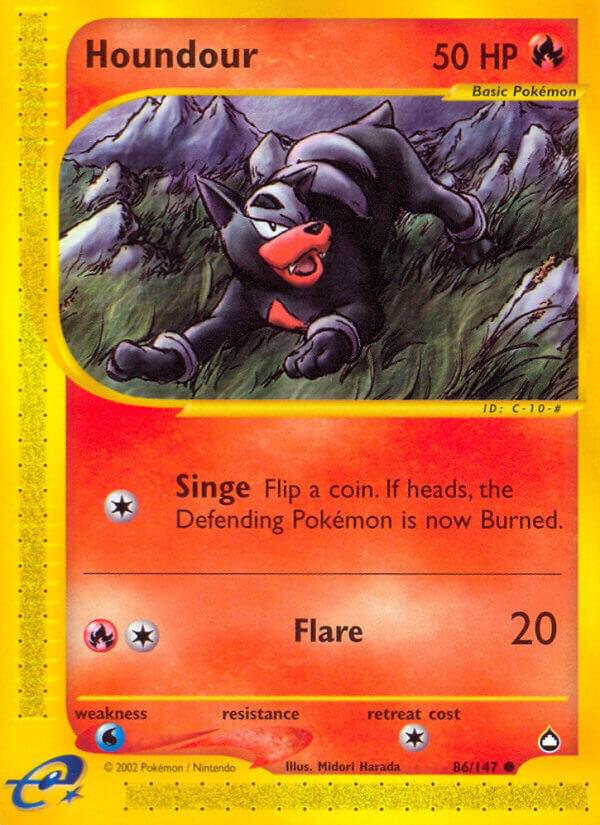 Houndour  086/147 (Aquapolis)  | Good Games Adelaide SA