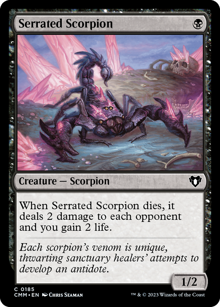 Serrated Scorpion [Commander Masters] | Good Games Adelaide SA