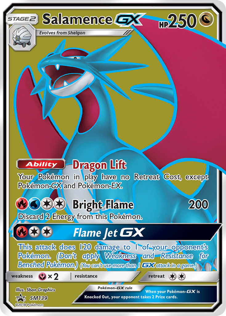 Salamence GX (SM139) [Sun & Moon: Black Star Promos] | Good Games Adelaide SA