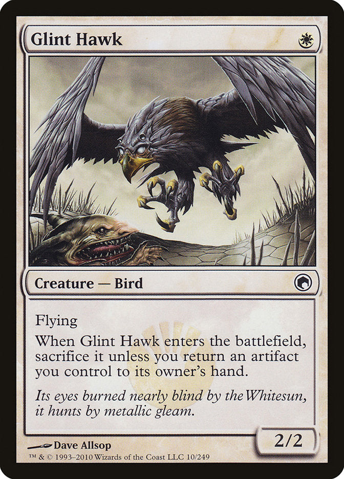 Glint Hawk 10 (Scars of Mirrodin)  | Good Games Adelaide SA