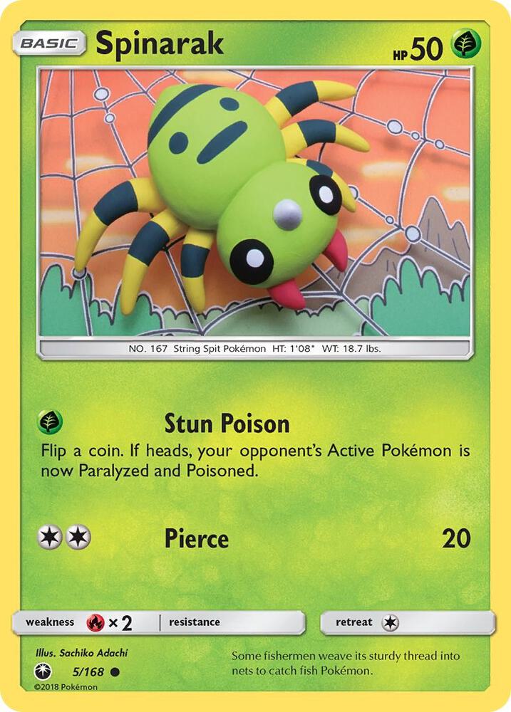 Spinarak 5/168 (SM - Celestial Storm)  | Good Games Adelaide SA