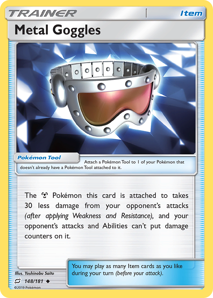 Metal Goggles (148/181) [Sun & Moon: Team Up] | Good Games Adelaide SA